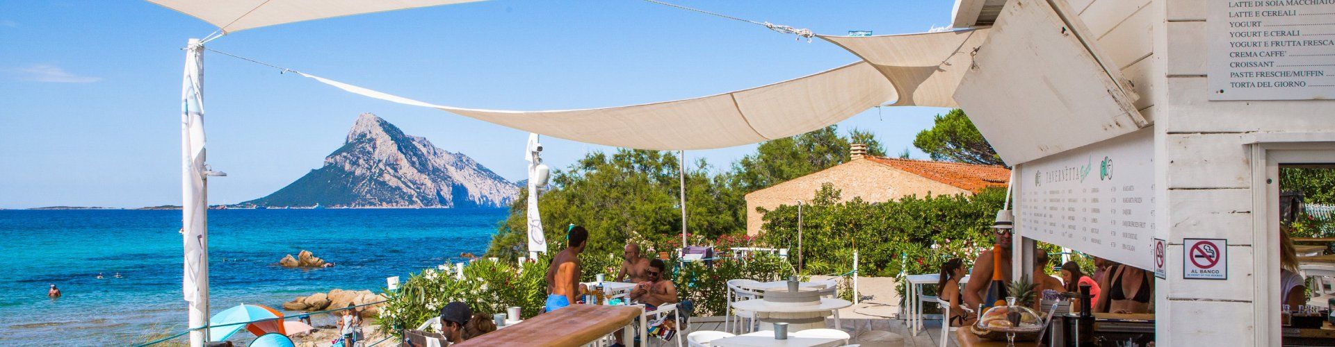 Ristorante sulla spiaggia di Porto Taverna