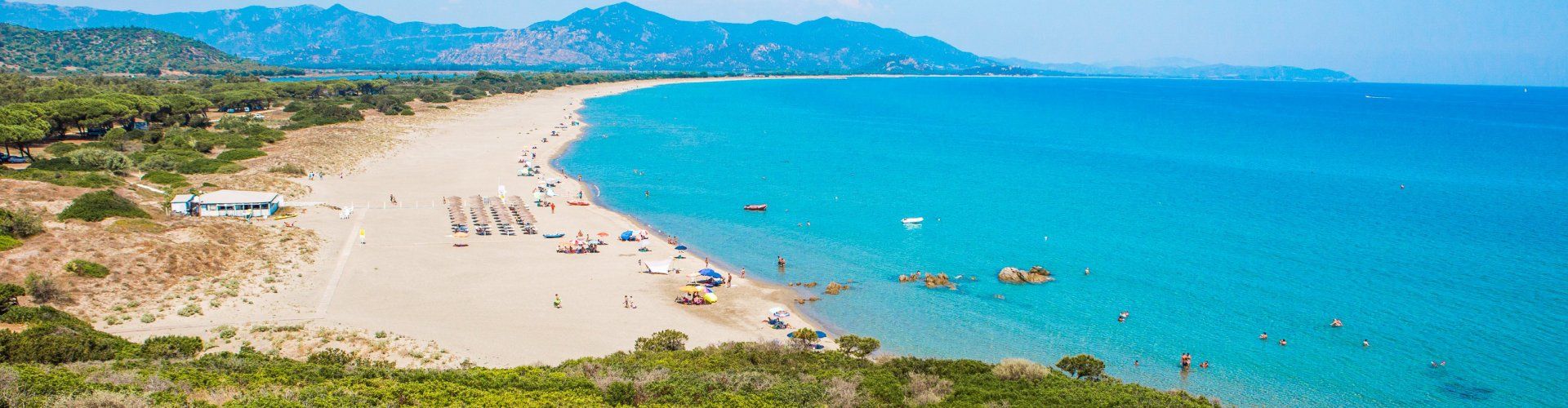 Spiaggia lunghissima di Feraxi