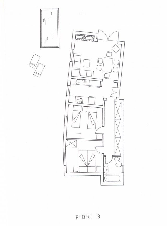 Villa Fiori 3 | Piantina della casa Piantina della casa