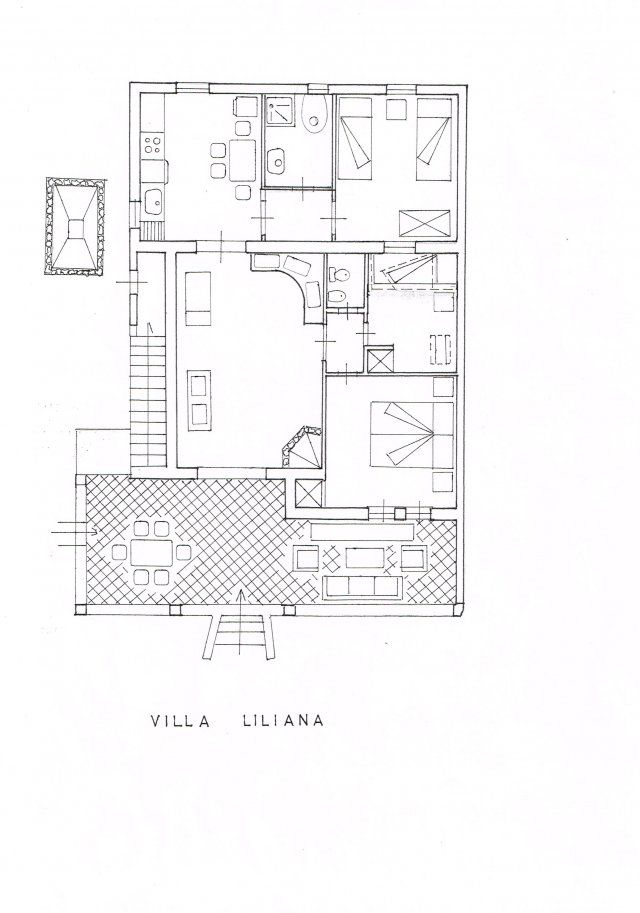 Villa Liliana | Pianta della casa Pianta della casa