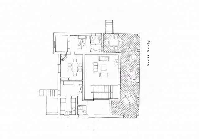 Villa Pola | Pianta piano terra Pianta piano terra