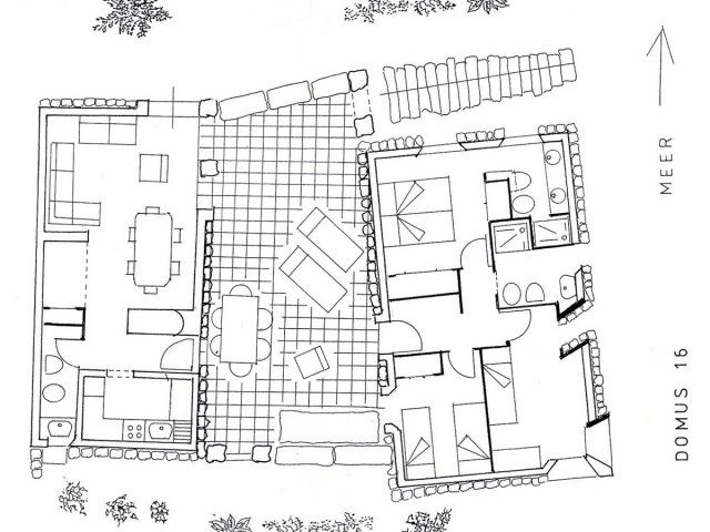 Penthouse Domus 16 | Pianta Pianta