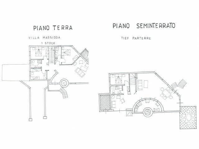 Villa Massidda | Pianta Villa Massidda Pianta Villa Massidda