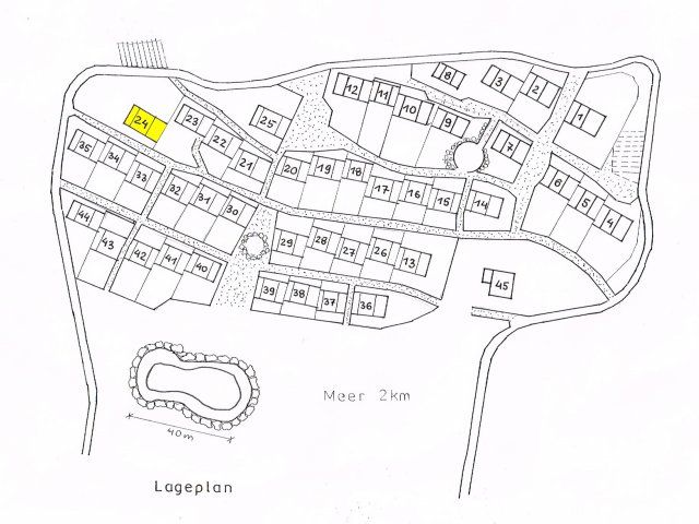 Li Conchi 24 | Poszione della casa nel Villaggio Mappa del Villaggio