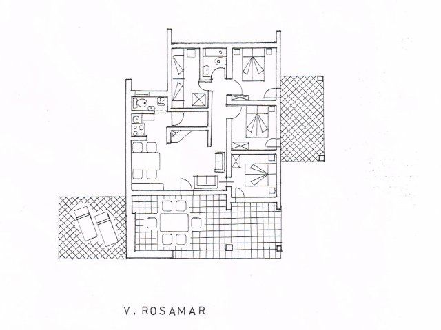 Planimetria Villa Rosamar