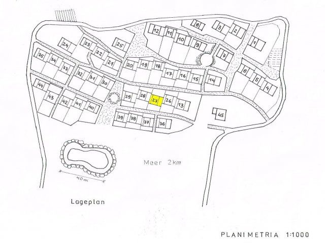 Li Conchi 27 | Posizione della casa nel villaggio Li Conchi Mappa del villaggio