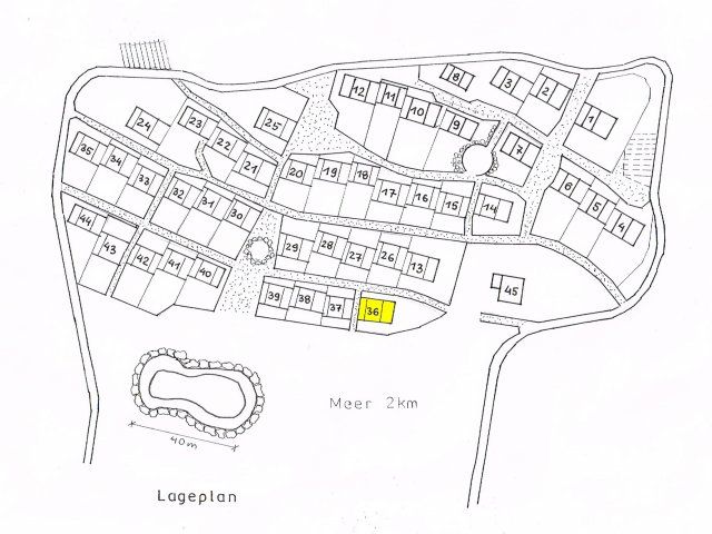 Li Conchi 36 | Posizione della casa nel villaggio Li Conchi Li Conchi 36 piantina