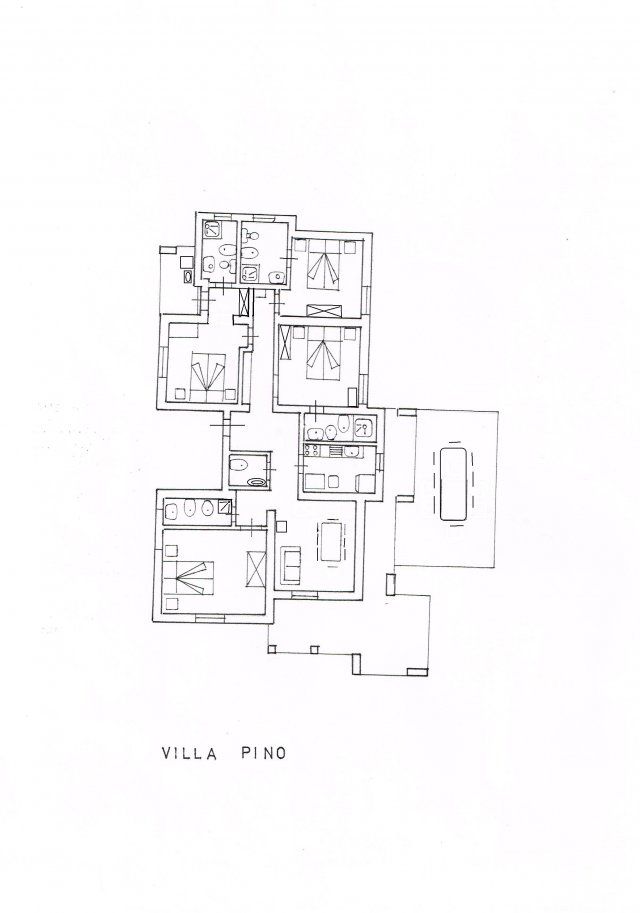 Villa Pino | Pianta Villa Pino Pianta Villa Pino