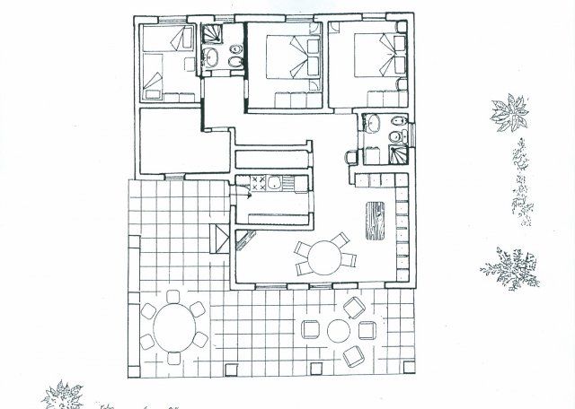 Villa La Viola | Pianta della casa Pianta della casa