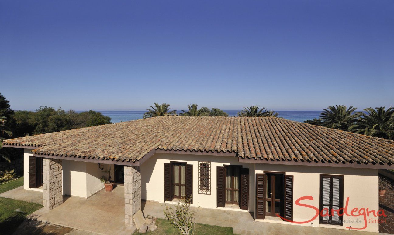 Villa Nautilus | Vista della casa e del mare Villa Nautilus