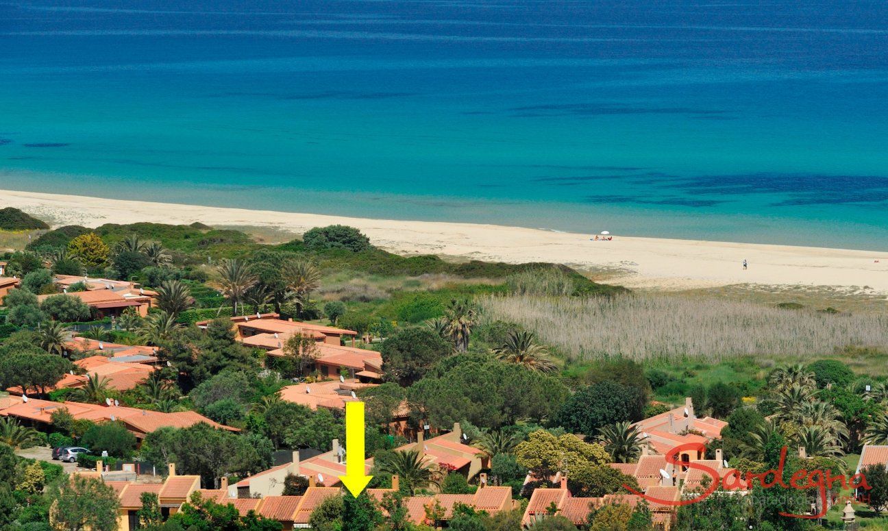 Villa Mare Turagri | Tutte le belle spiagge davanti casa, Ristoranti e Supermercati a piedi. Villaggio Turagri
