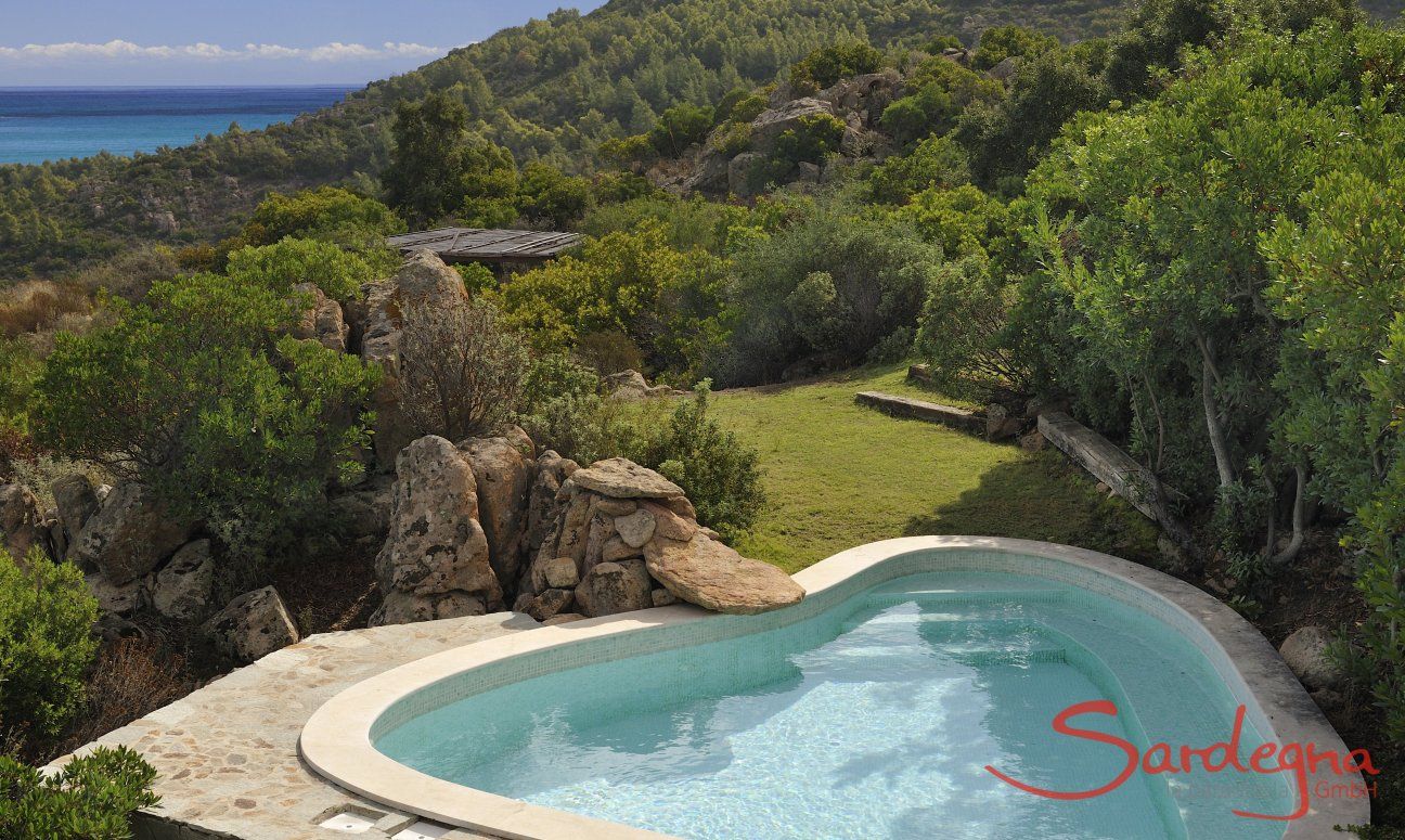 Villa Aquila Alta | Piccola piscina in Villa Aquila Alta immerso nel verde della natura Sardegna