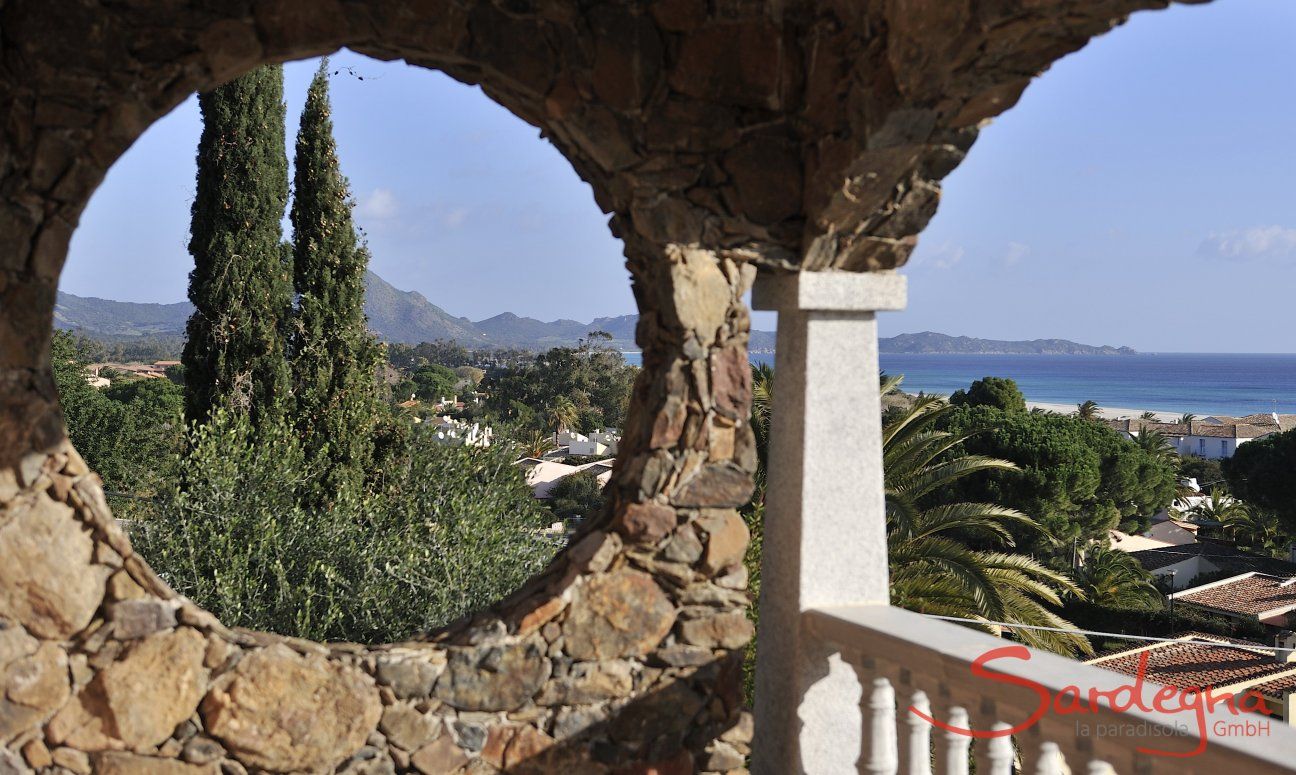 Apartment Castededdu 6 | Vista sulla Costa Rei dalla terrazza Vista