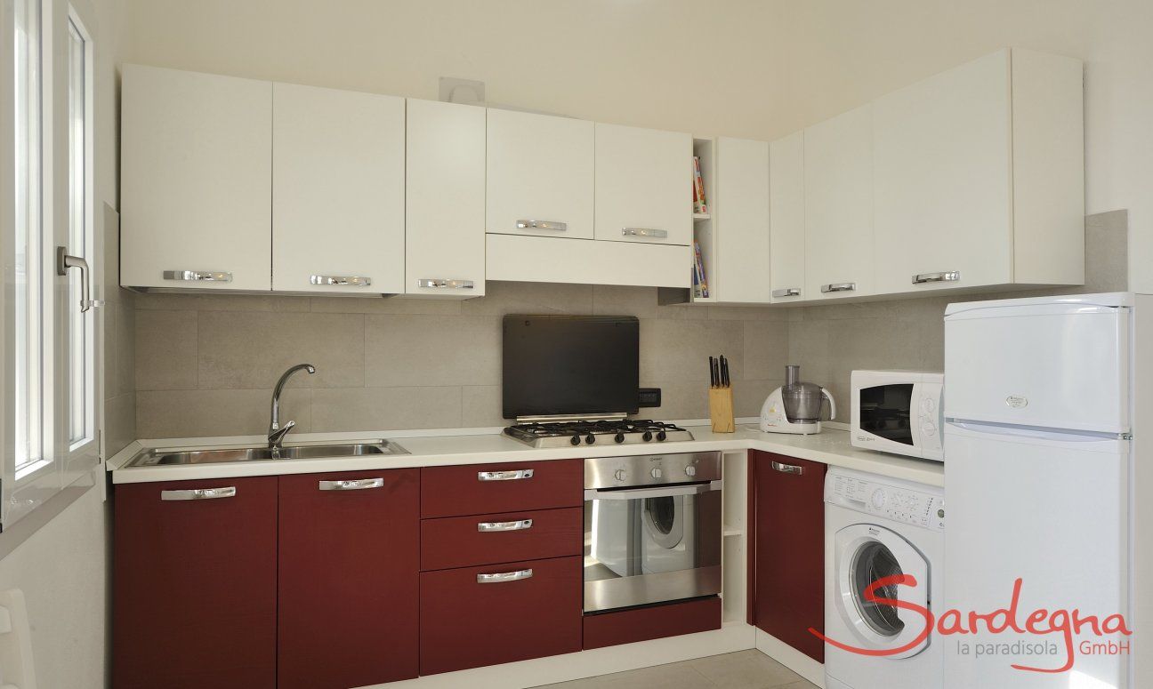 Apartment Cala Liberotto I | Cucina moderna ben arredata Cucina
