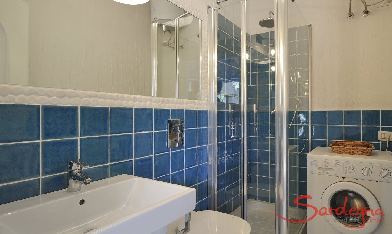 Bagno con doccia e lavatrice  Casa 20, Sant Elmo