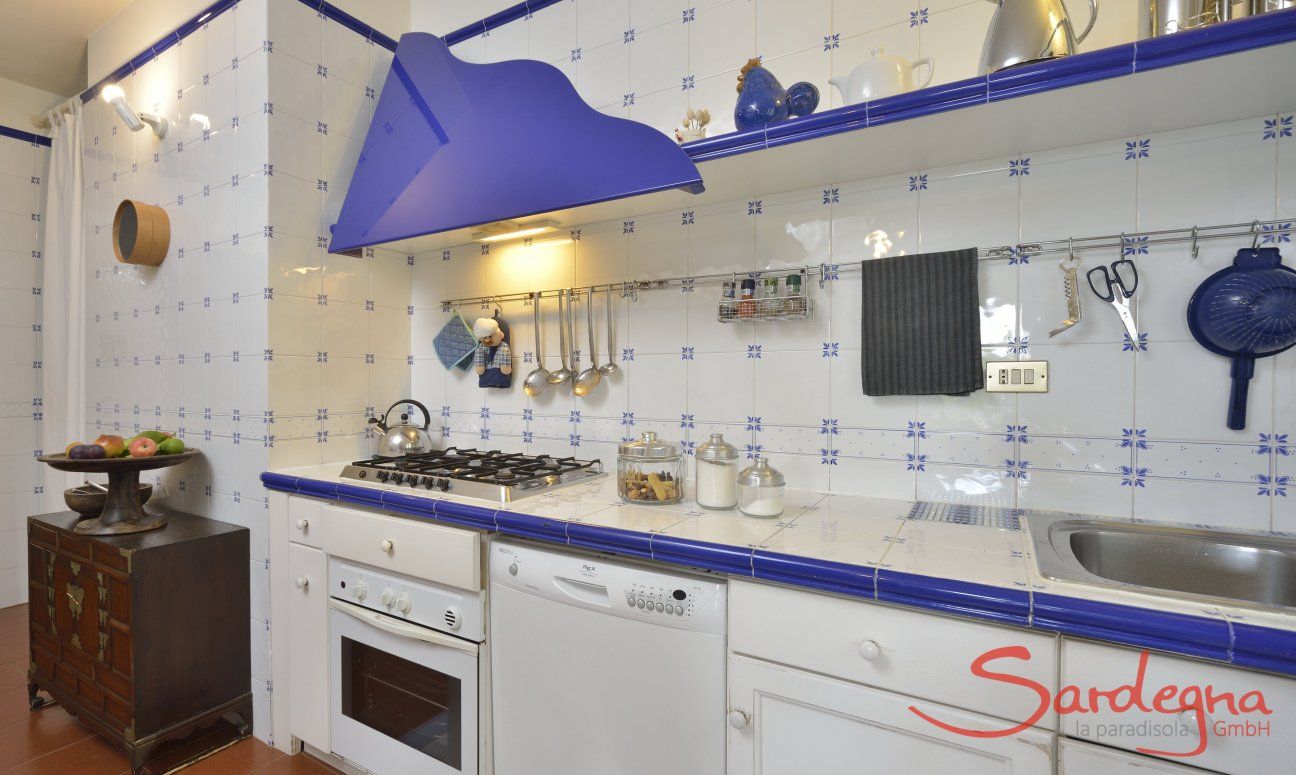 Villa Ulivi 12 | Cucina con fornelli a gas, forno elettrico e lavastoviglie Cucina