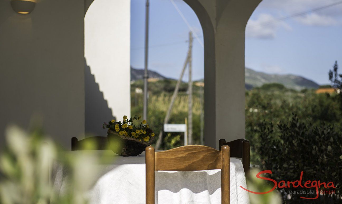 Villa Caterina | Terrazza con vist campagna Dettaglio