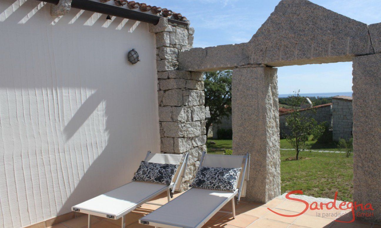 Terrazza con solarium