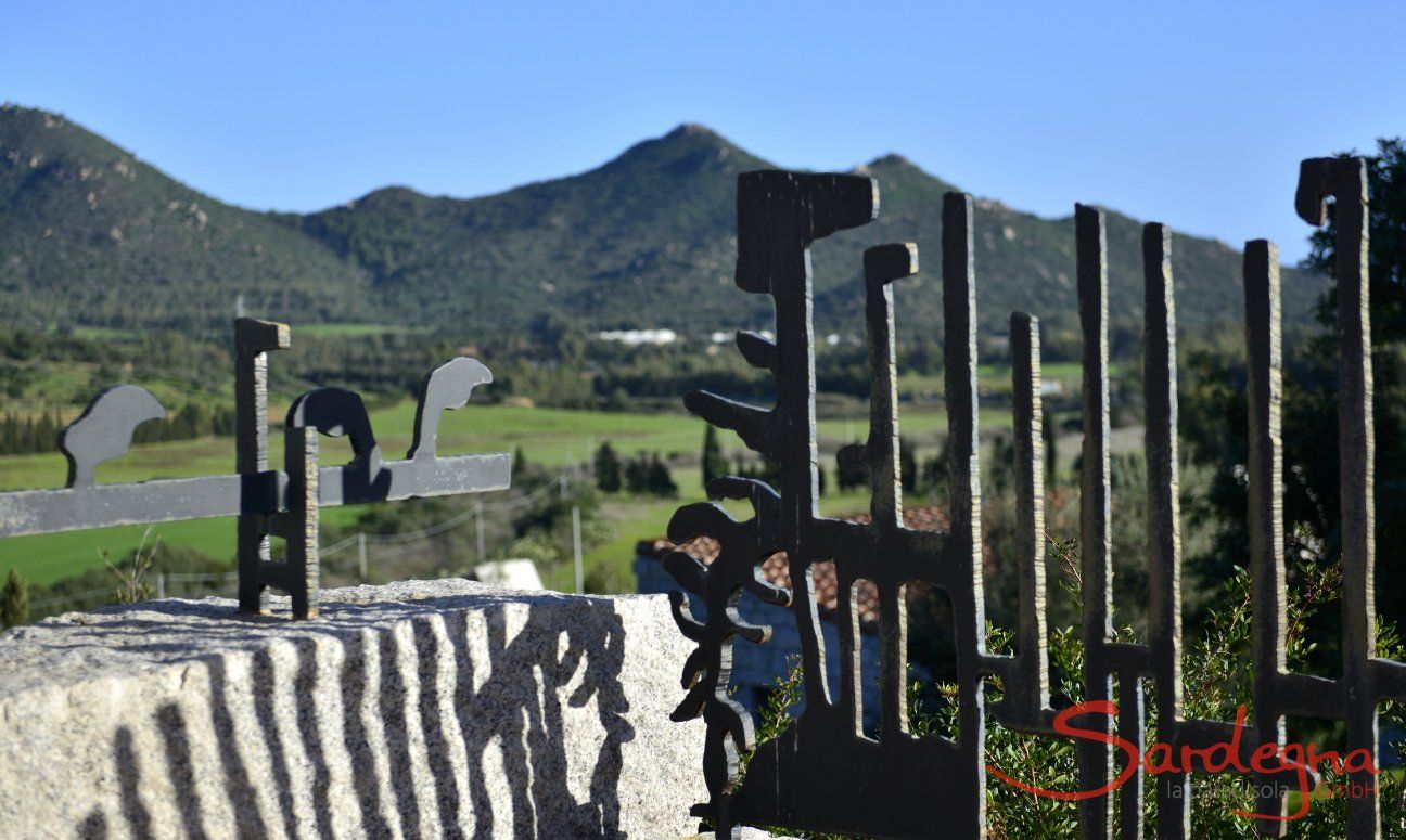 Li Conchi 1 | Terrazza con recinzione in ferro e vista Sardegna