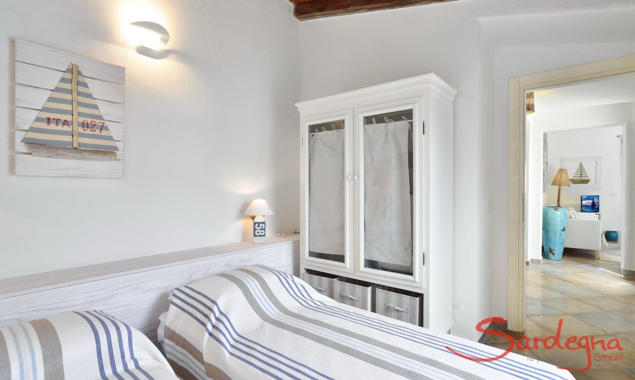 Villa Campidano 8 | Camera 3 con due letti singoli che possono essere uniti su richiesta Camera