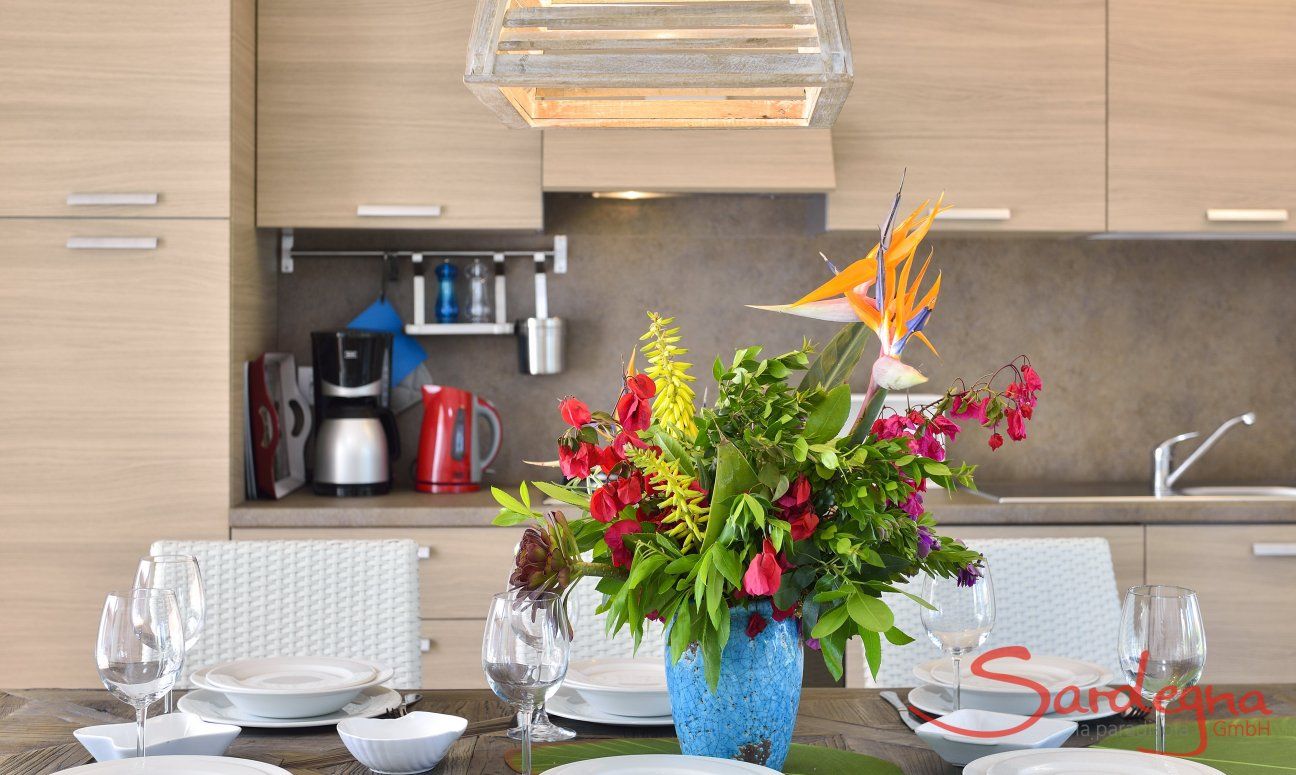 Villa Campidano 7 | Cucina con tavolo per mangiare Pranzo