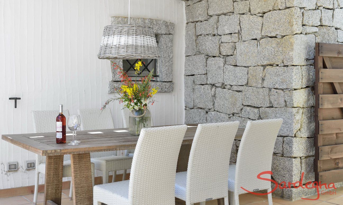 Li Conchi 6 | Tavolo in veranda per mangiare all'aria aperta Terrazza
