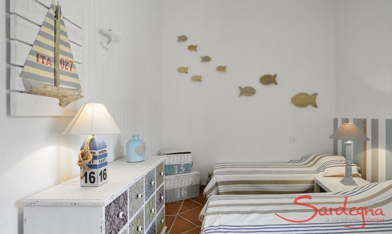 Li Conchi 14 | Camera da letto 2 con due letti singoli Camera da letto 2