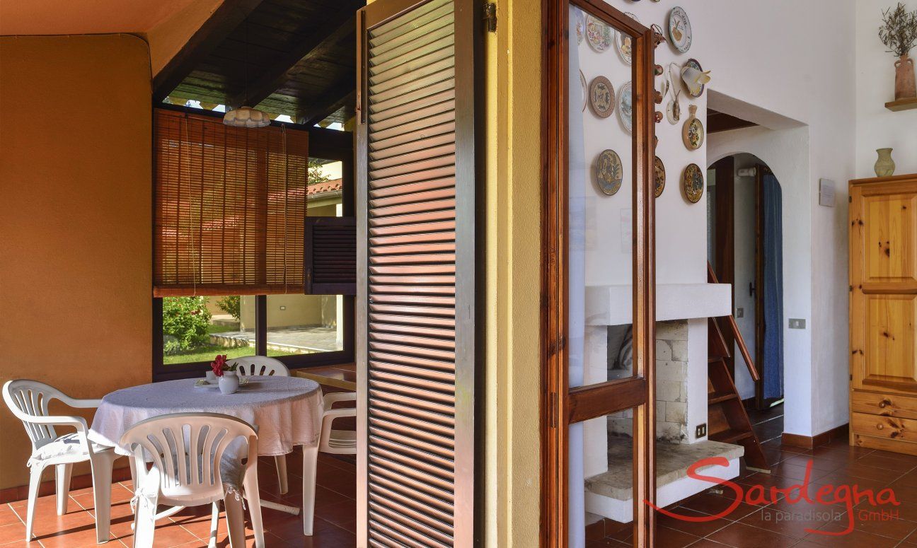 Villa Maria Lina | Ingresso al salotto terrazza