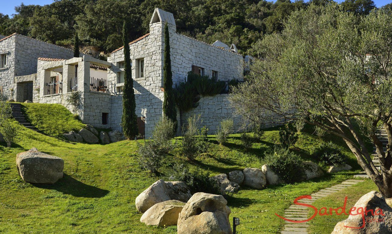 Li Conchi 9 | Posizione della casa immersa nel verde Posizione della casa vacanza Li Conchi 9, Cala Sinzias