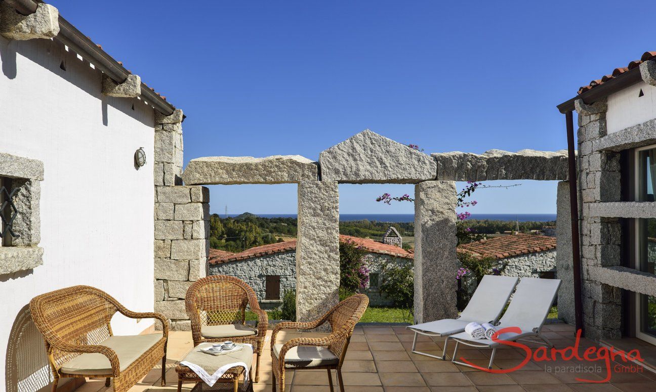 Li Conchi 17 | Sole e Vista Mare sulla grande veranda Sole e Vista Mare