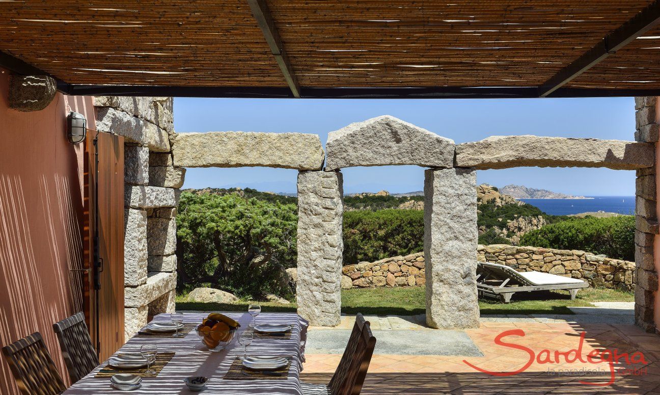 Villa Domus 9d | Terrazza coperta con vista mare Terrazza