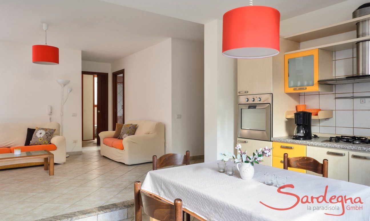 Villa Le Ginestre 2 | Cucina e sala seminterrato Cucina e sala seminterrato