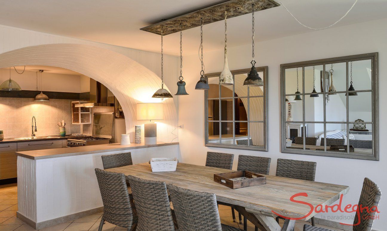 Apartment Orchidea-A | Cucina aperta e sala da pranzo Cucina