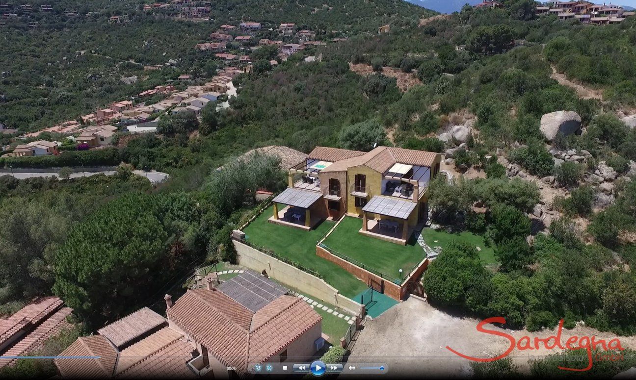 Apartment Orchidea-C | Villa Orchidea, vista aerea Villa Orchidea, vista aerea