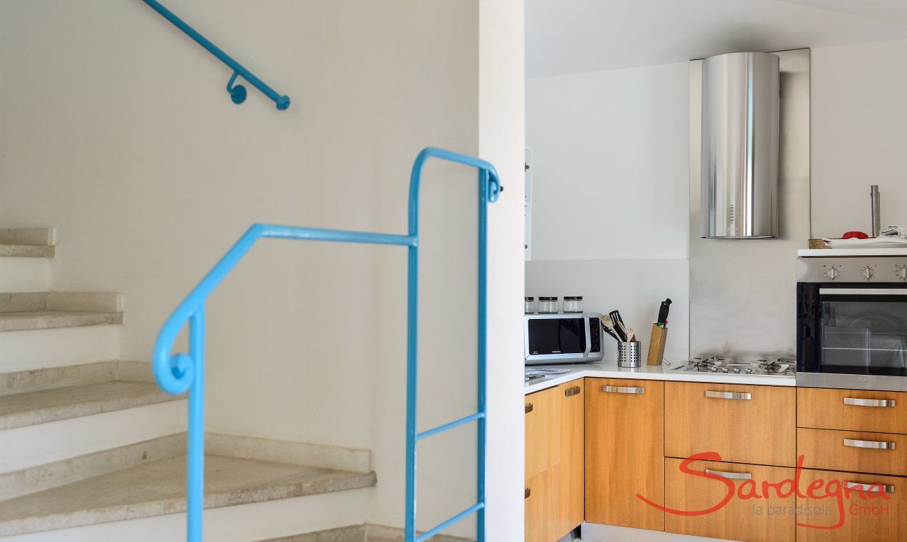 Villa del Campo | Scale e cucina Scale e cucina