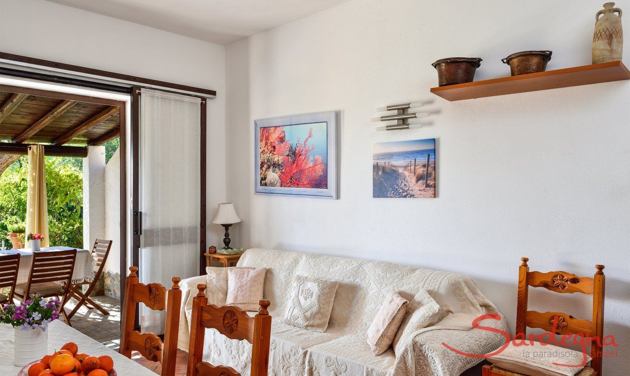 Villa Nicola | Salotto con Porta vetrata Salotto con Porta vetrata