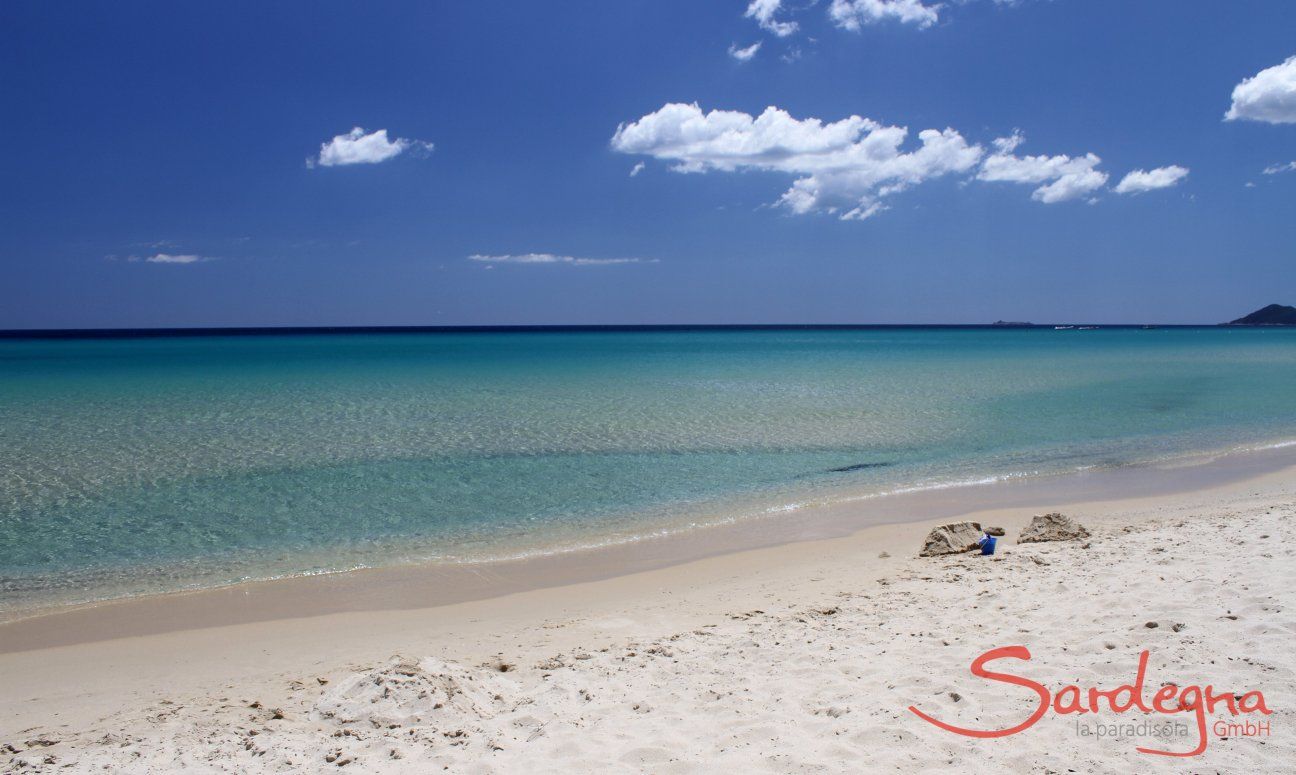 Spiaggia bianca e acqua cristallina di Costa Rei