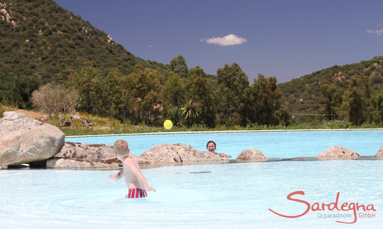 Li Conchi 35 | Grande piscina con parte profondo e bassa in mezzo al verde Grande piscina con parte profondo e bassa in mezzo al verde