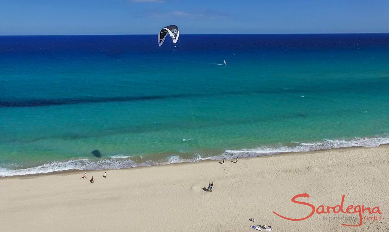 Villa Girasole | Kitesurf sulla spiaggia di Rei Sole Sardegna