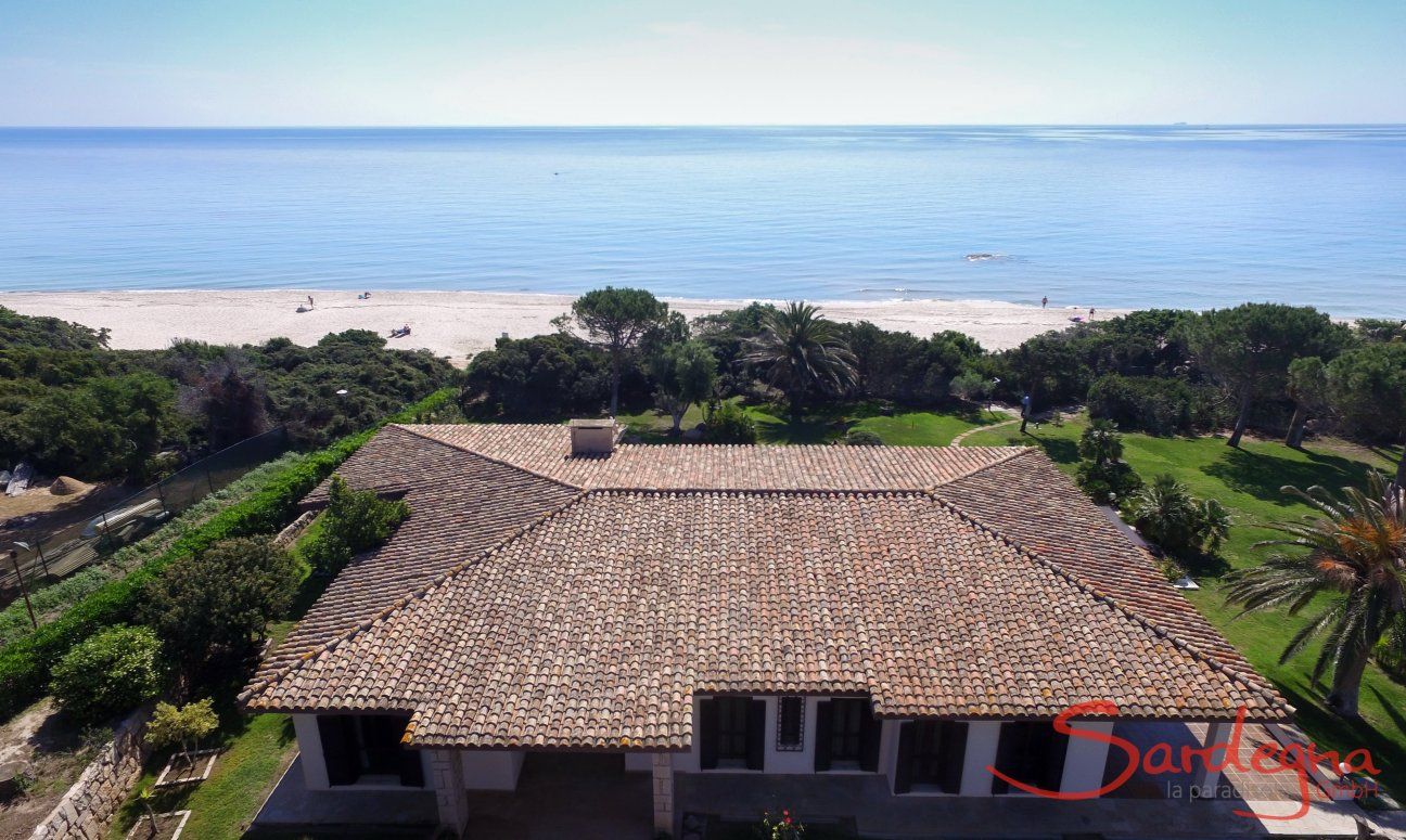 Villa Nautilus | Posizione unica davanti al mare Villa Nautilus Luftaufnahme - Costa Rei