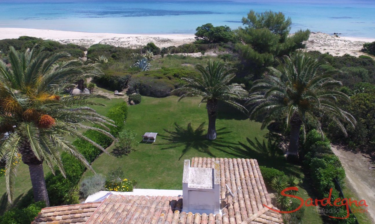 Villetta 3 | Vista aerea del giardino Vista aerea del giardino