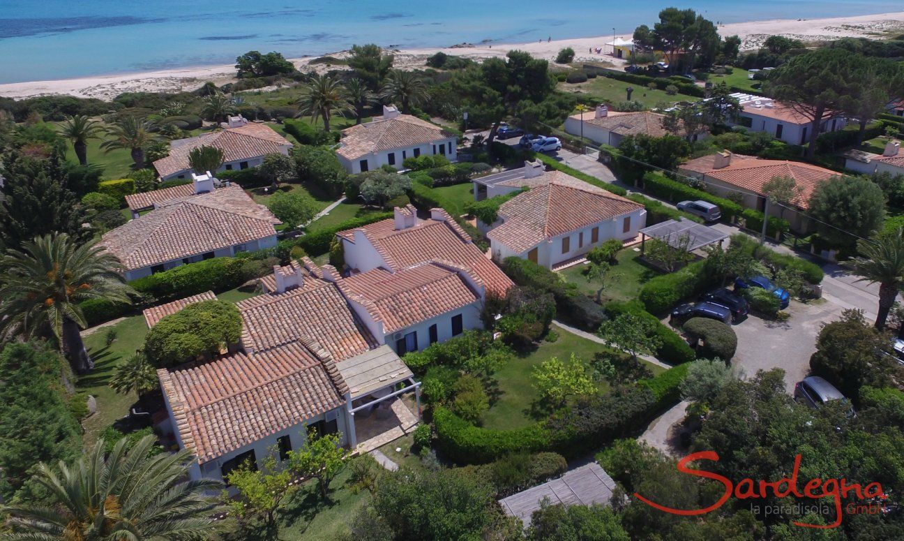 Villetta 12 | Posizione: Villetta 12 è la casa in basso a sinistra nella foto Vileltta 12