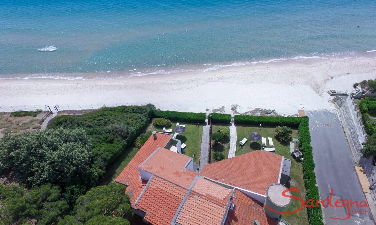 Villa Fernando | Villa Massidda e Villa Fernando viste dall'alto Villa Massidda, Villa Fernando