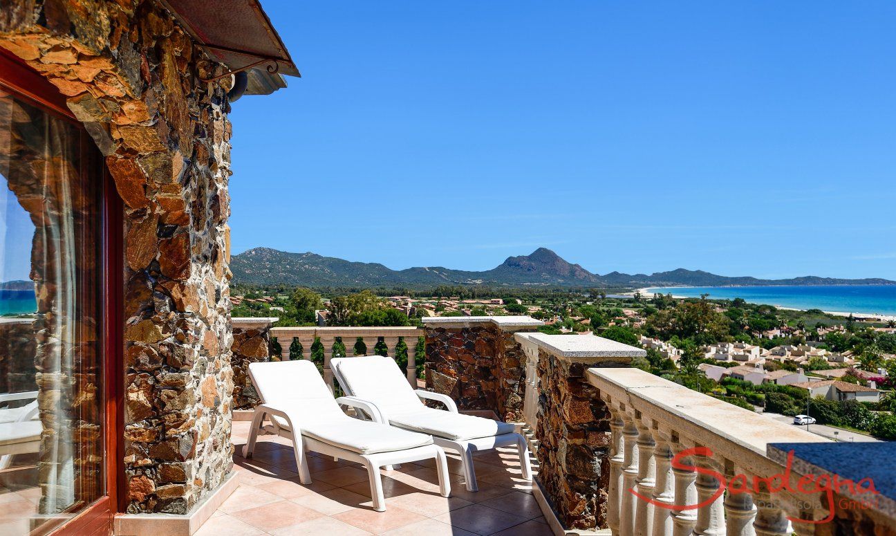 Apartment Castededdu 1 | Terrazza con vista mare mozzafiato Terrazza con vista mare