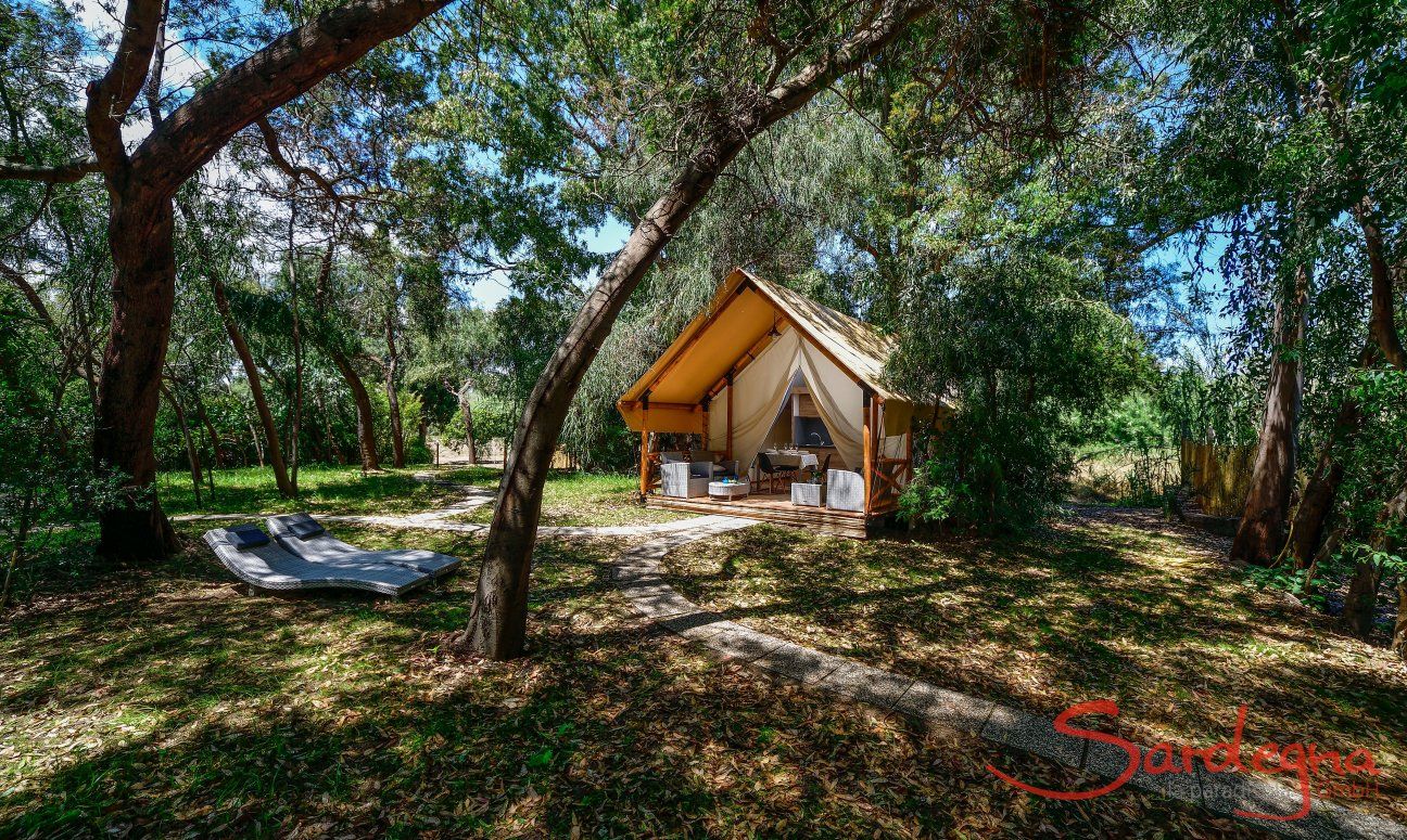 Zelt-Lodge Orri 2 | Posizione in mezzo alla natura (Foto della tenda 1, foto reale segue in primavera) Posizione in mezzo alla natura
