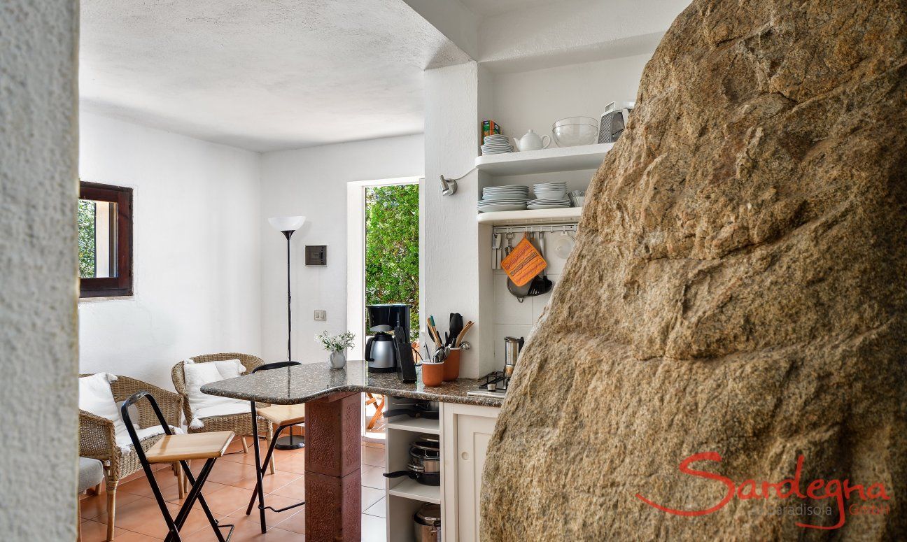 Apartment Nido 4 | Vista sull'open space con ingresso Vista sull'open space con ingresso
