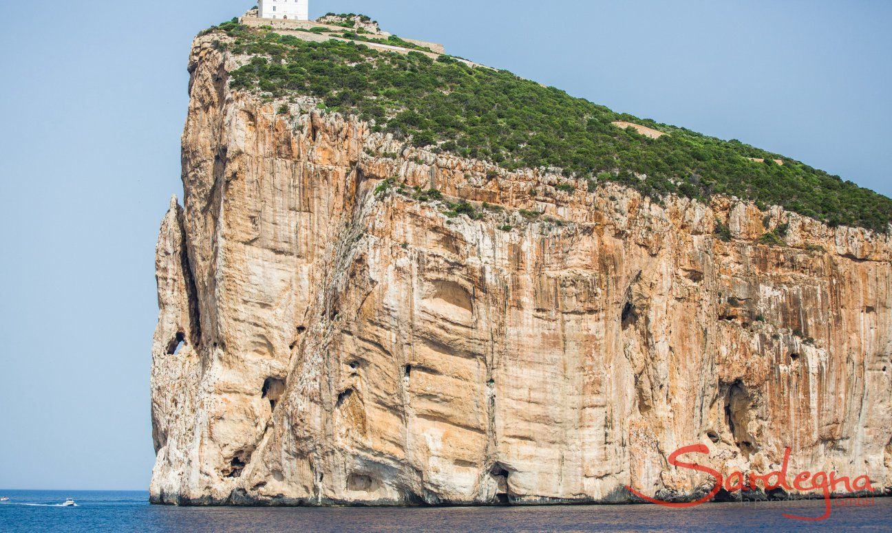 La roccia di Capo Caccia con il faro, Alghero