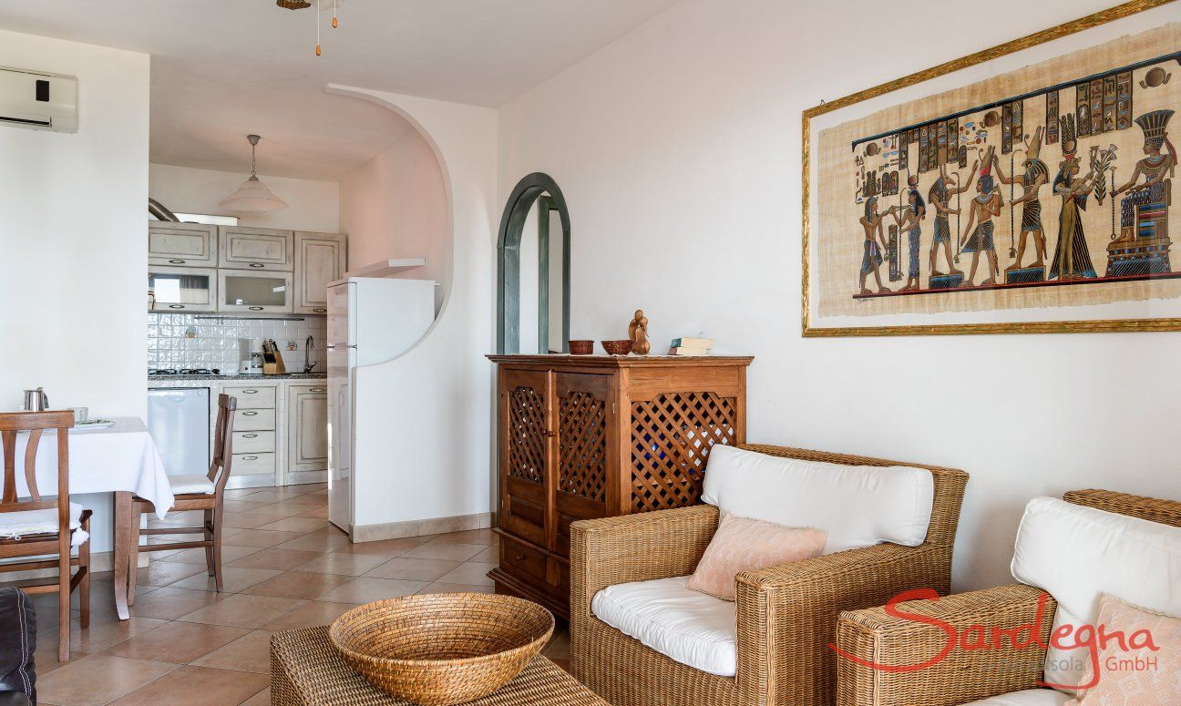Apartment Castededdu 2 | Salotto con vista sulla cucina Salotto con vista sulla cucina