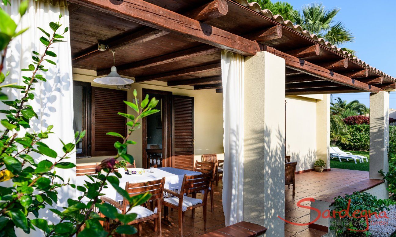 Villa Giangaleazzo | Grande terrazza Profilo della casa