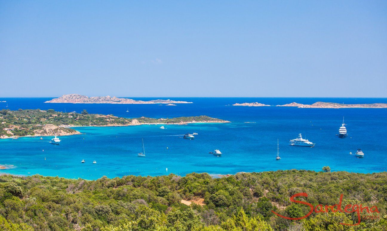 Traffico di barche a Costa Smeralda